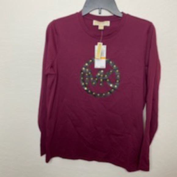 NWT Micheal lord long sleeve dressy mauve color size small - Picture 2 of 9